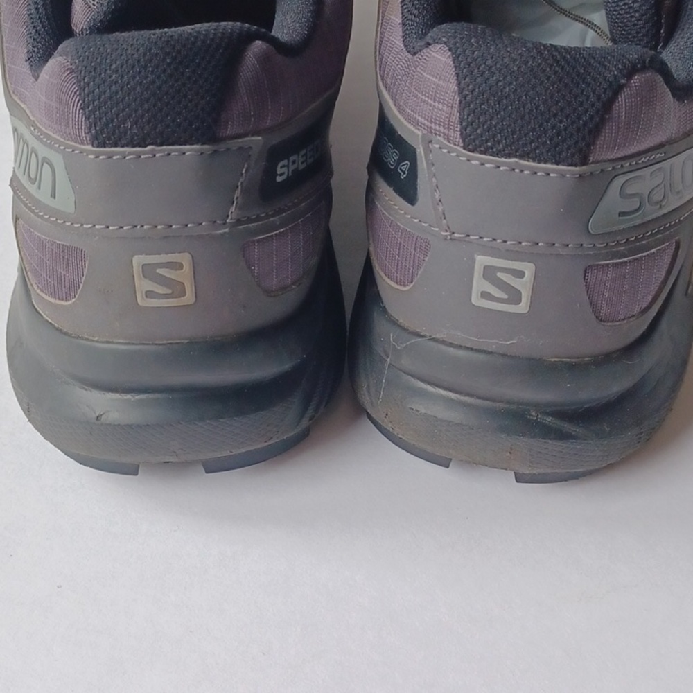 Salomon Speedcross 4 Trail Running Shoes Hiking SZ 10.5 Gray Black Outdoor - Picture 5 of 16